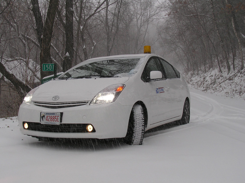 Road Test Toyota Prius in the Snow
