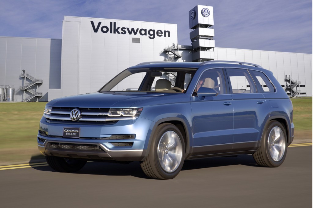 Production version of VW’s CrossBlue concept to be built in Chattanooga