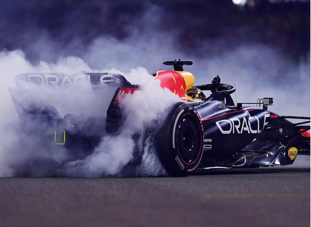 Racing Red Bull at Formula One Abu Dhabi 2022