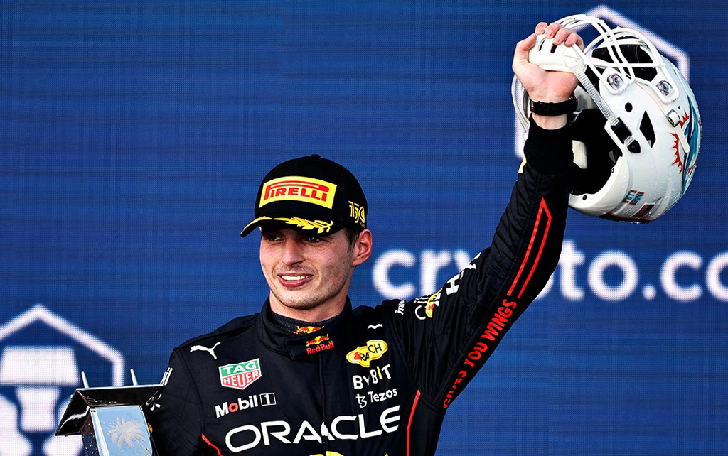 Red Bull Racing's Max Verstappen at the 2022 Formula One Miami Grand Prix