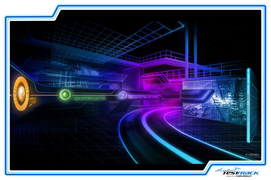 Disney Renders Refurbished Test Track Feature At Epcot