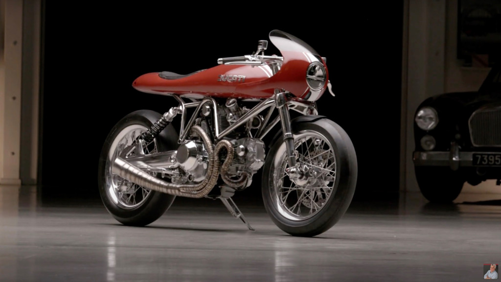 Revival Cycles Fuse Ducati rolls into Jay Leno’s Garage