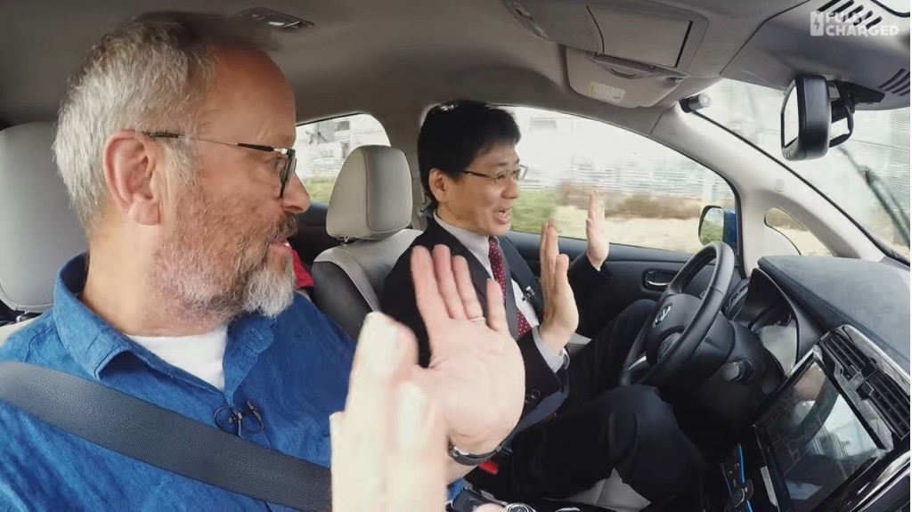 Riding in prototype of fully autonomous Nissan Leaf electric car, March 2017  [video: Fully Charged]