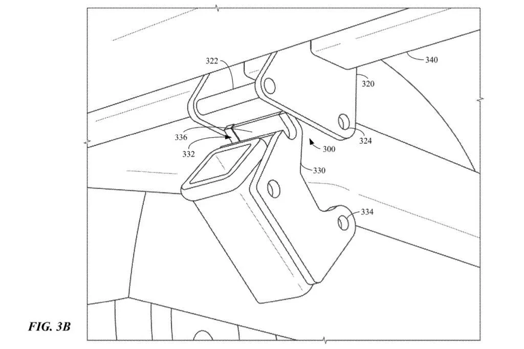 Rivian accessory hitch patent image