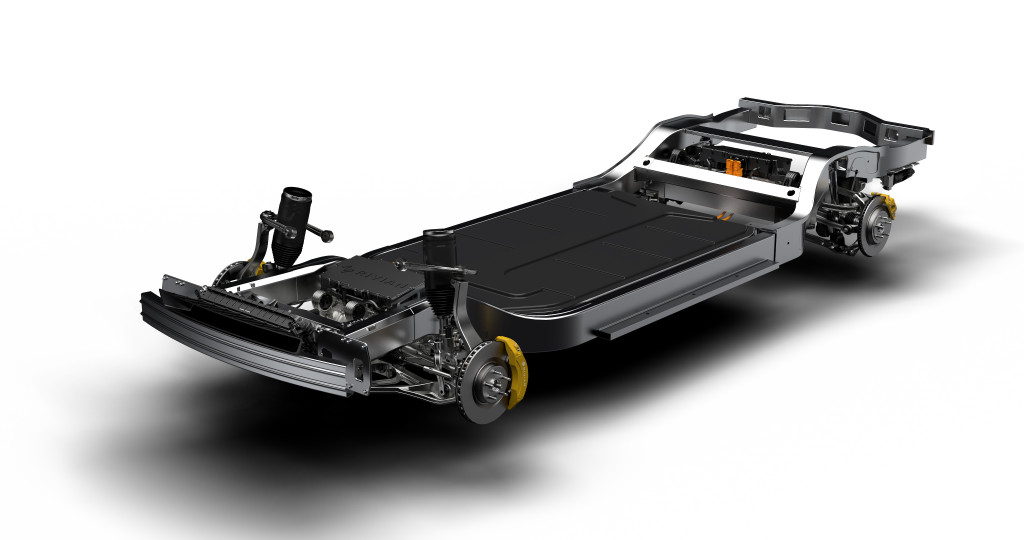 Rivian chassis R1T, R1S