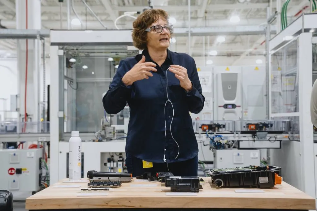 Rivian plant in Normal, Illinois, manufacturing its Enduro drive unit