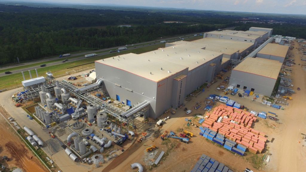 SK Innovation battery-factory construction in Commerce, Georgia