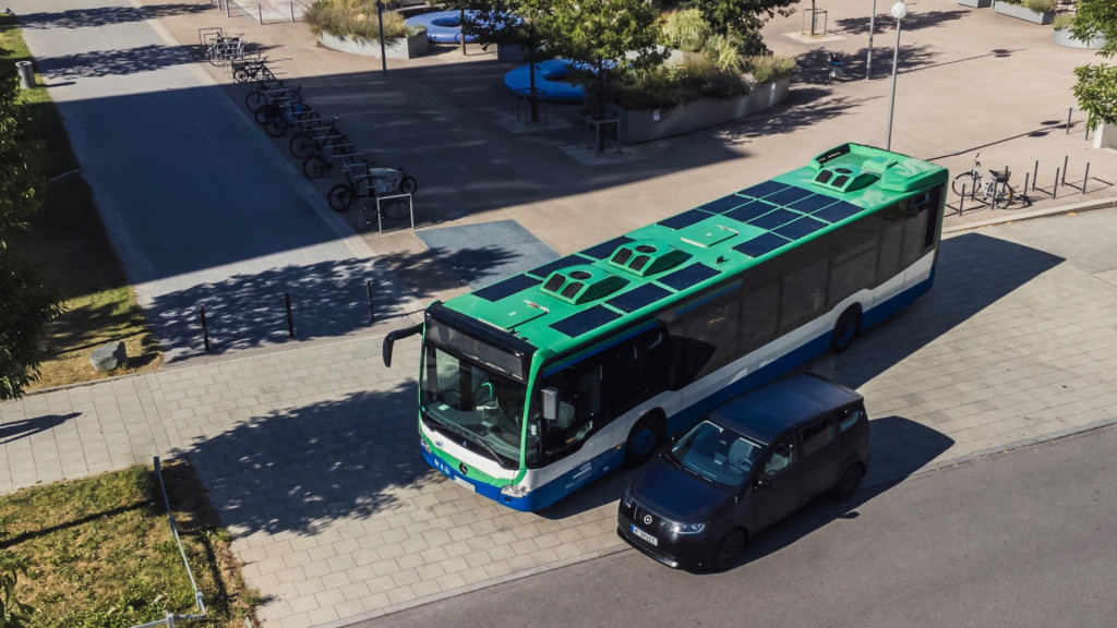 Sono Sion and solar kit for city buses