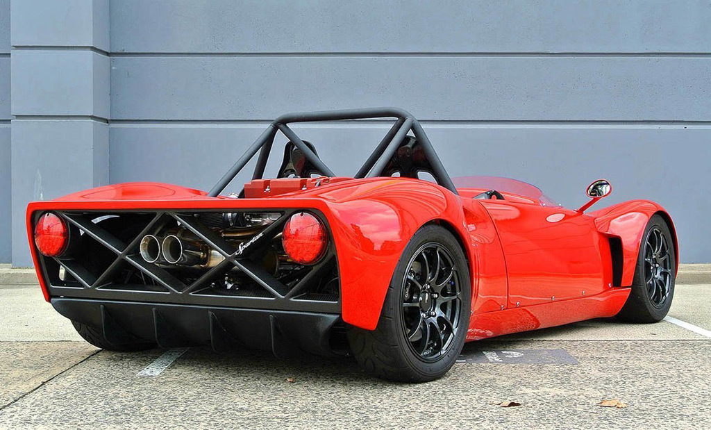 Spartan track car: 400 horsepower in a 1,200-pound package