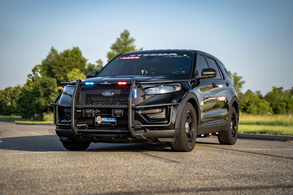 Steeda SSV program modifies Ford Mustang and Explorer for police duty