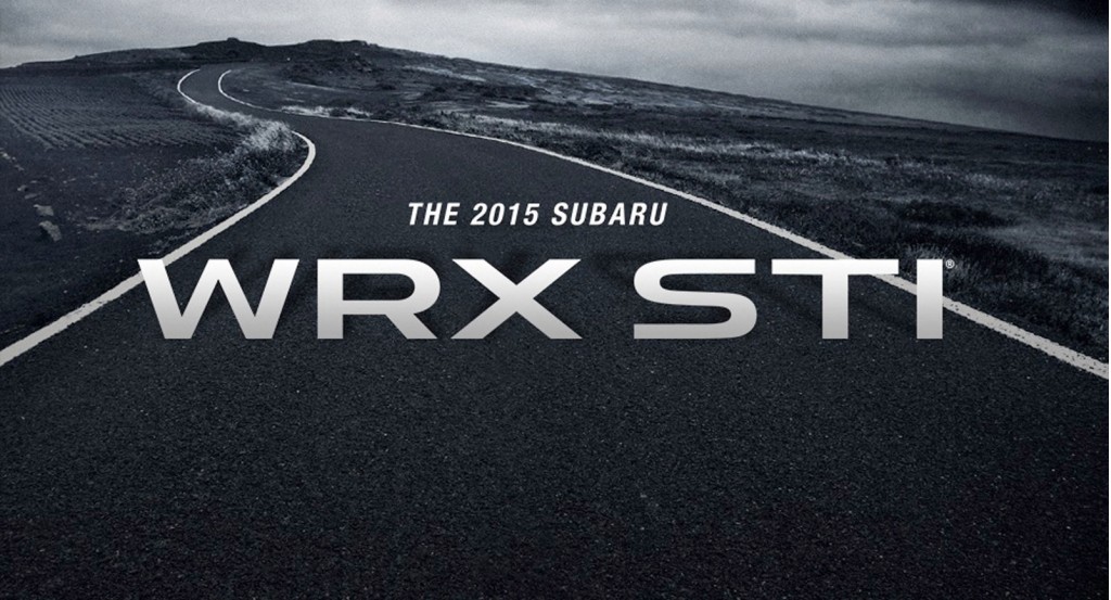 Teaser for 2015 Subaru WRX STI