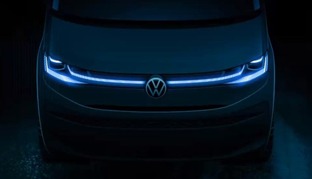 Teaser for 2022 Volkswagen Transporter