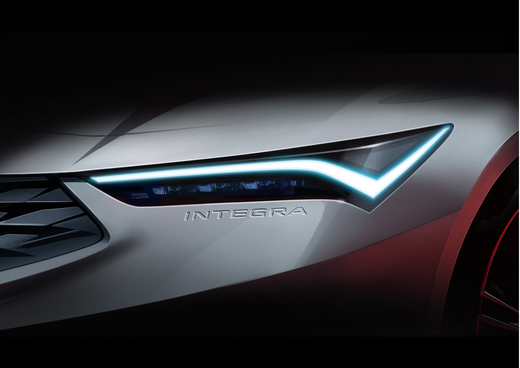 Teaser for Acura Integra debuting in 2022