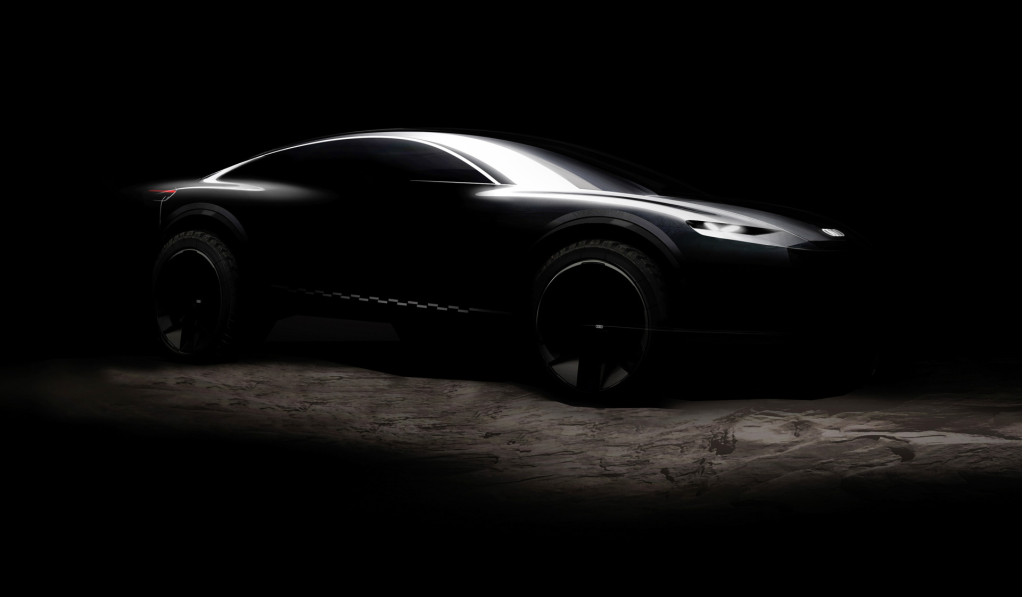 Teaser for Audi Activesphere concept debuting on Jan. 26, 2023