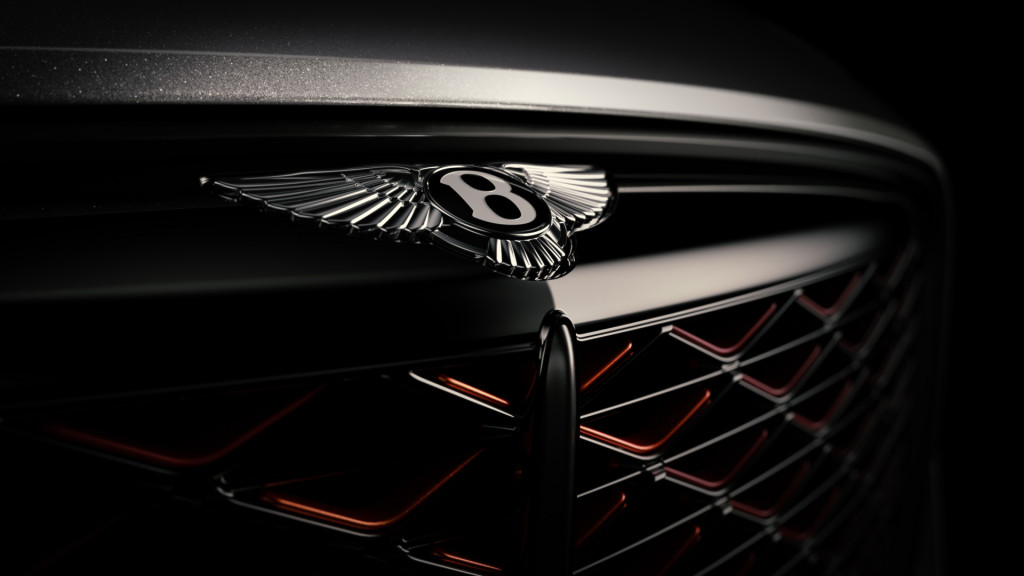 Teaser untuk Bentley Mulliner Batur yang memulai debutnya pada 20 Agustus 2022