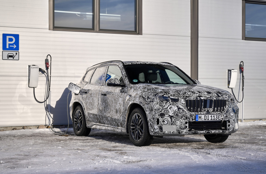 Teaser for BMW iX1 debuting in late 2022