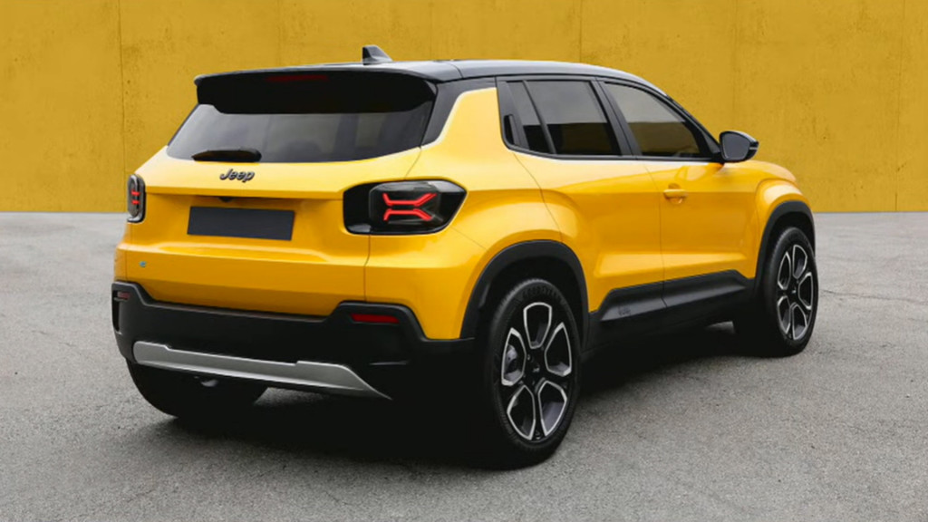 Teaser for electric Jeep due in first half of 2023