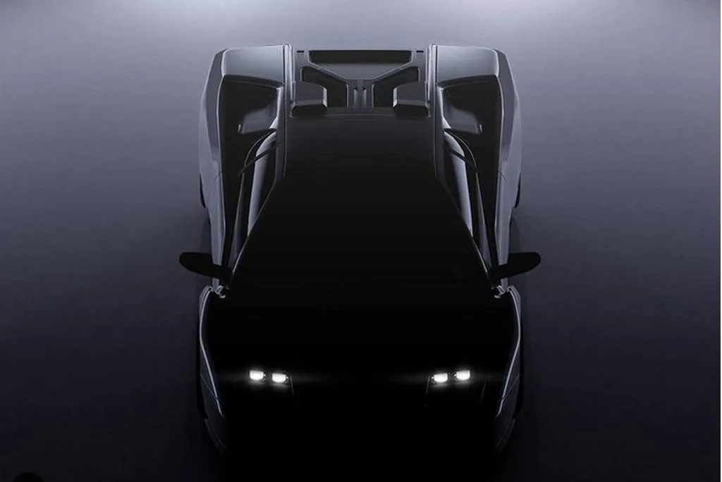 Teaser for Lamborghini Diablo restomod by Eccentrica Cars