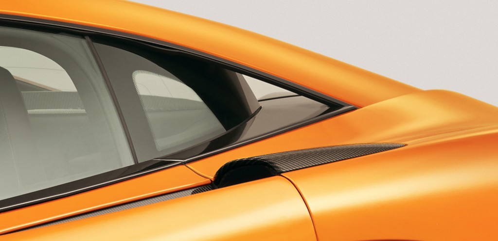 Teaser for McLaren 570S Coupe debuting at 2015 New York Auto Show