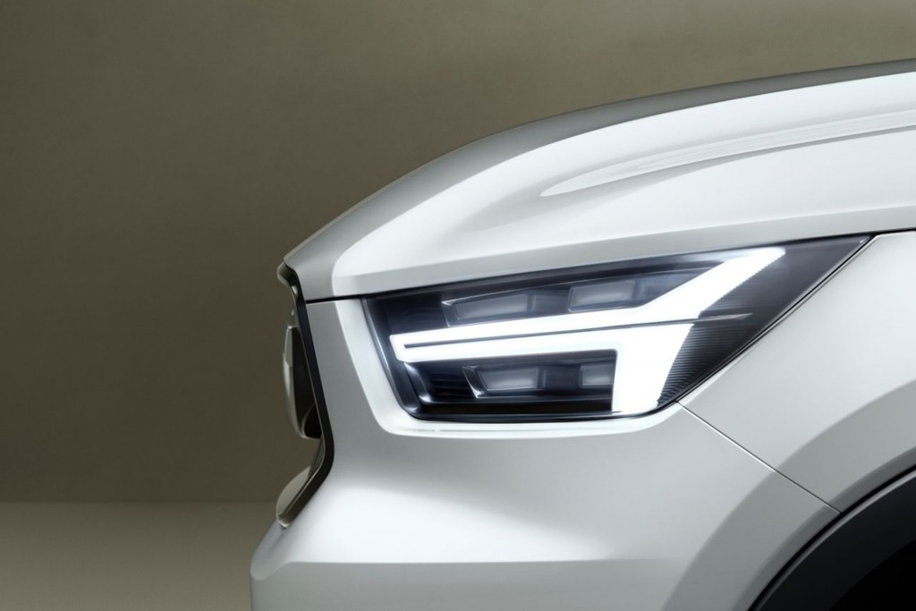 Teaser for new concept thought to preview upcoming Volvo XC40