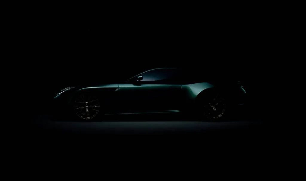 Teaser for next-generation Aston Martin DB grand tourer