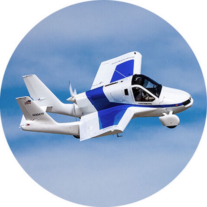 Terrafugia prototype in flight