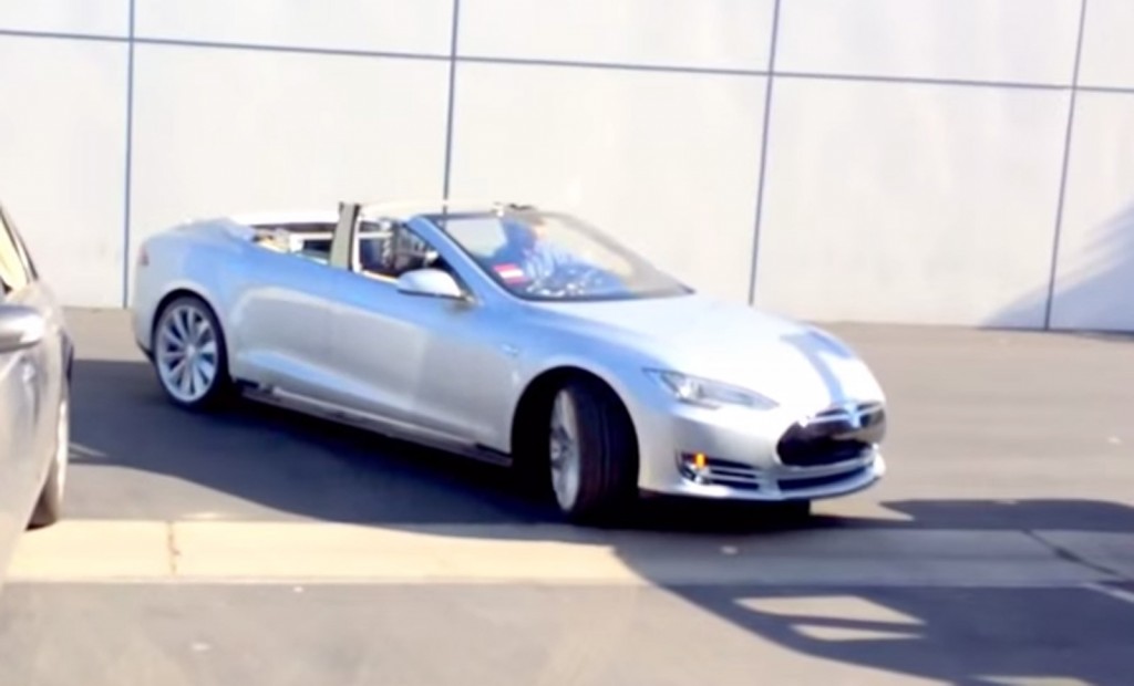 First Tesla Model S Convertible (Video) Went Up For Sale On eBay