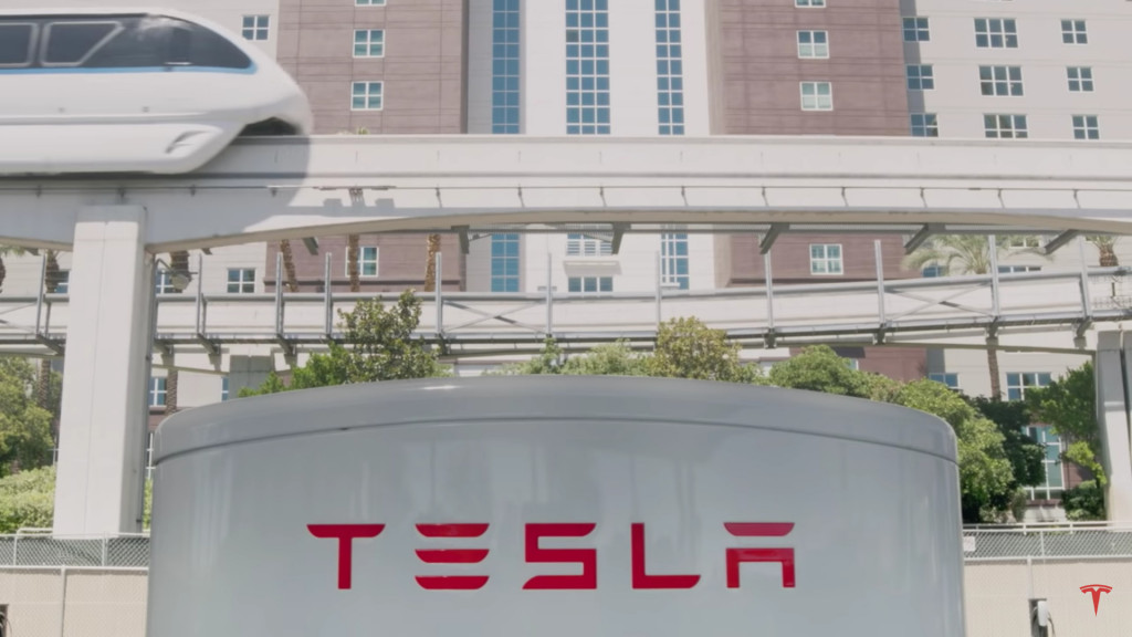 Tesla Supercharger V3 Station - Las Vegas Strip