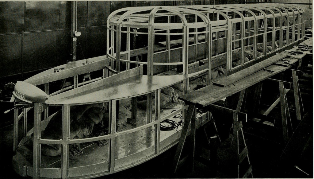 The Autotram was build from an aluminum material to keep it lightweight but strong