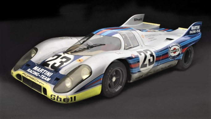 The Martini Porsche 917 won the 1971 Le Mans 24 | Amelia Island Concours