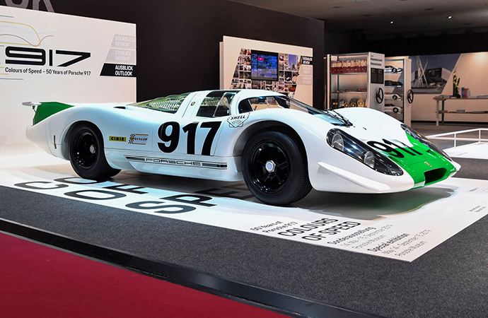 The original Porsche 917, which was never raced, has been returned to its glorious former looks. | P