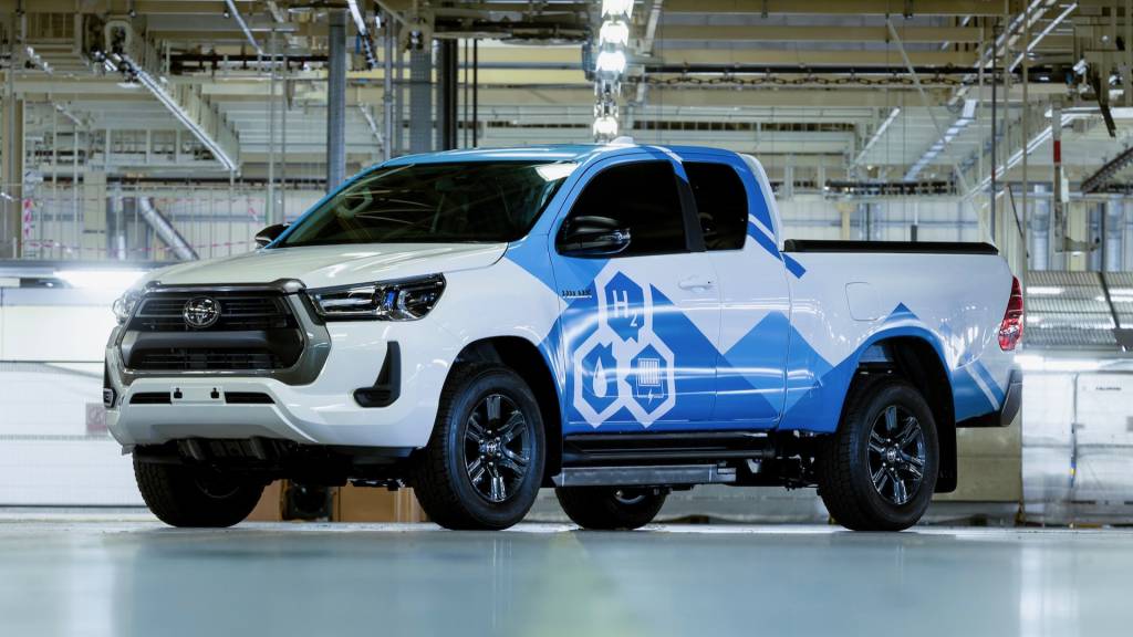 Toyota Hilux hydrogen fuel-cell prototype