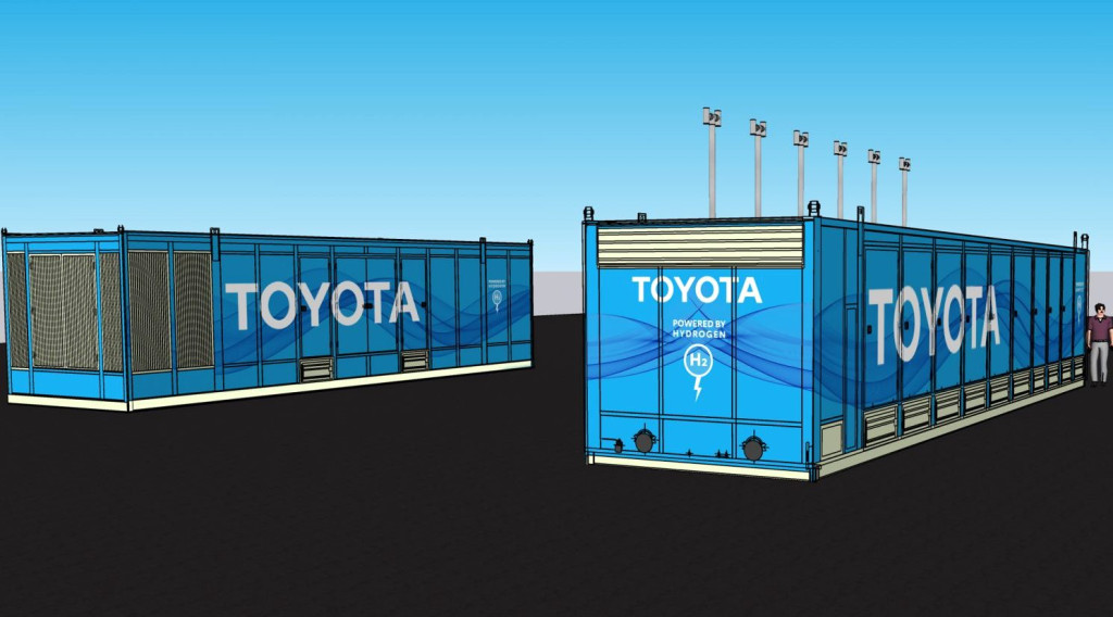 Toyota megawatt hydrogen fuel-cell station research project