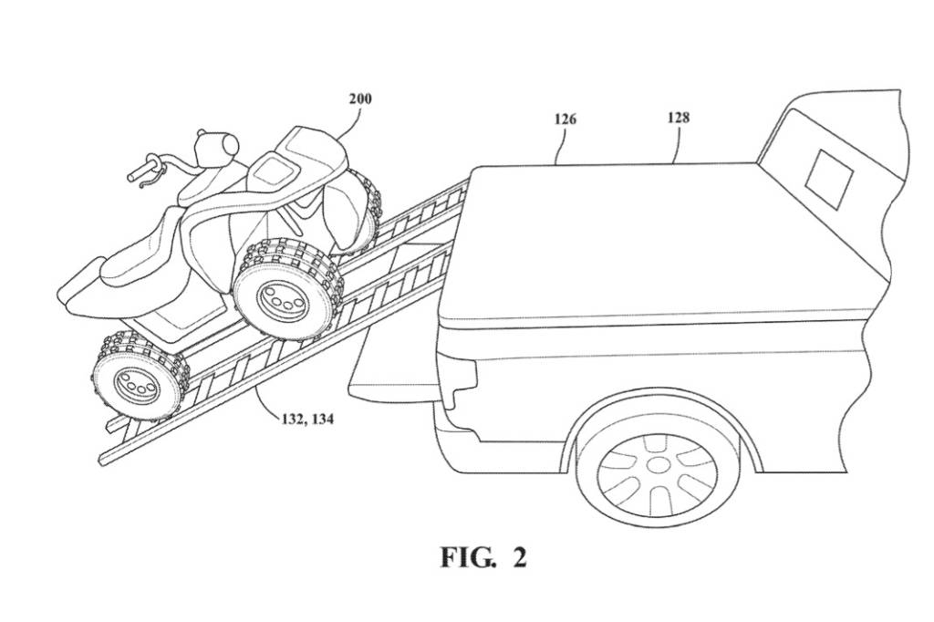 toyota patent image for tonneau cover with integrated ramp system 100926796 l - Auto Recent