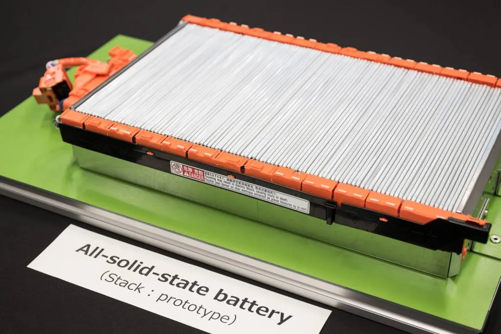 Toyota's solid-state battery prototype