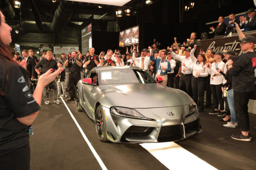 2020 Toyota Supra GR signed by Toyota chief executive Akio Toyoda