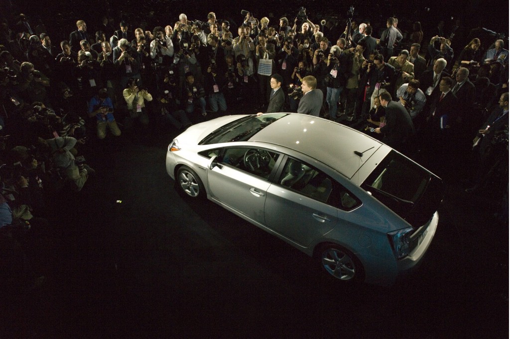 2010 Toyota Prius at 2009 Detroit auto show