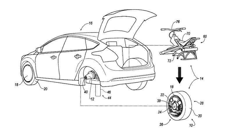 Ford Patent Could Transform Your Car Into A Unicycle