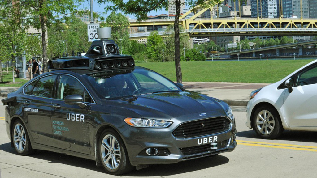 Uber’s autonomous Ford Fusion prototype