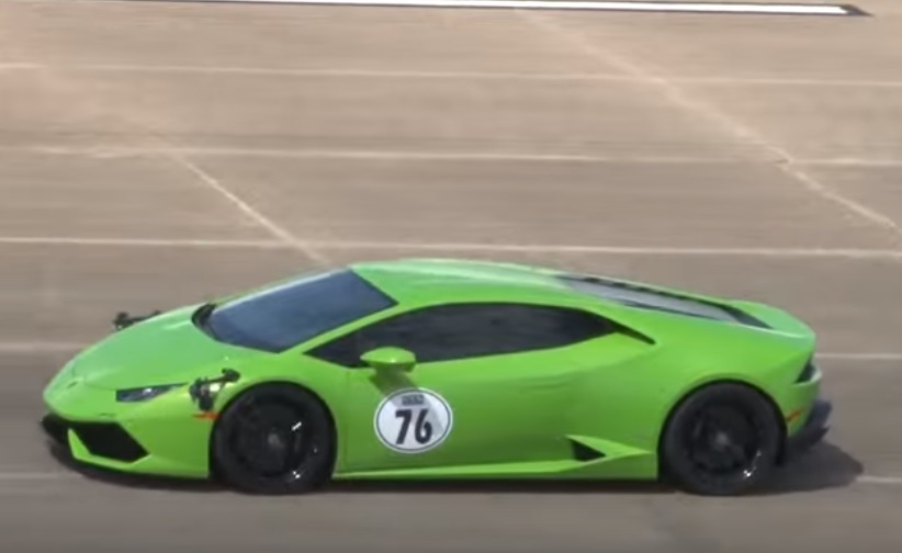Twin-Turbo Lamborghini Huracán Sets New Half-Mile Record: Video
