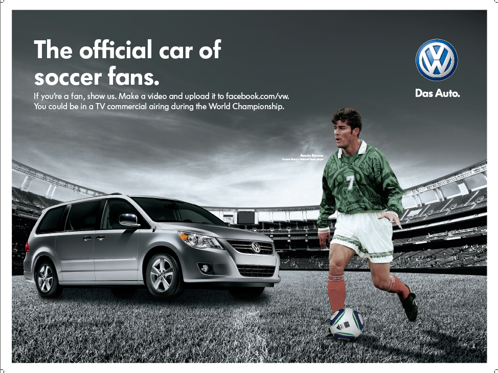 Beukende Verloren hart kasteel Hey, Soccer Fans: Volkswagen Wants To Make You A Star