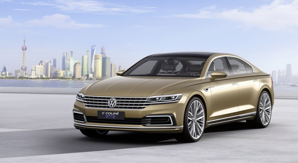 Volkswagen C Coupe GTE concept, 2015 Shanghai Auto Show