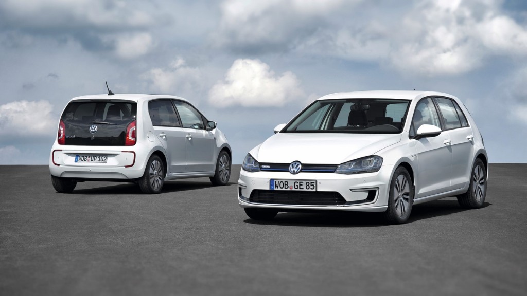 Volkswagen e-Golf and e-Up electric cars
