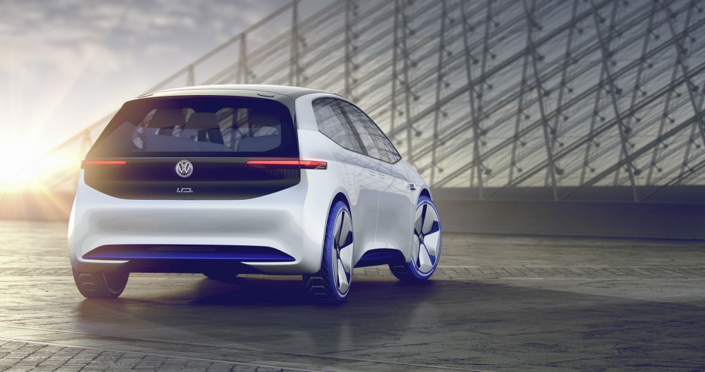 Volkswagen ID electric car concept, 2016 Paris auto show