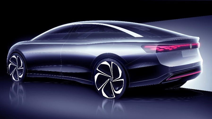 Volkswagen teases US-bound ID.Aero electric sedan, due in concept form June 27