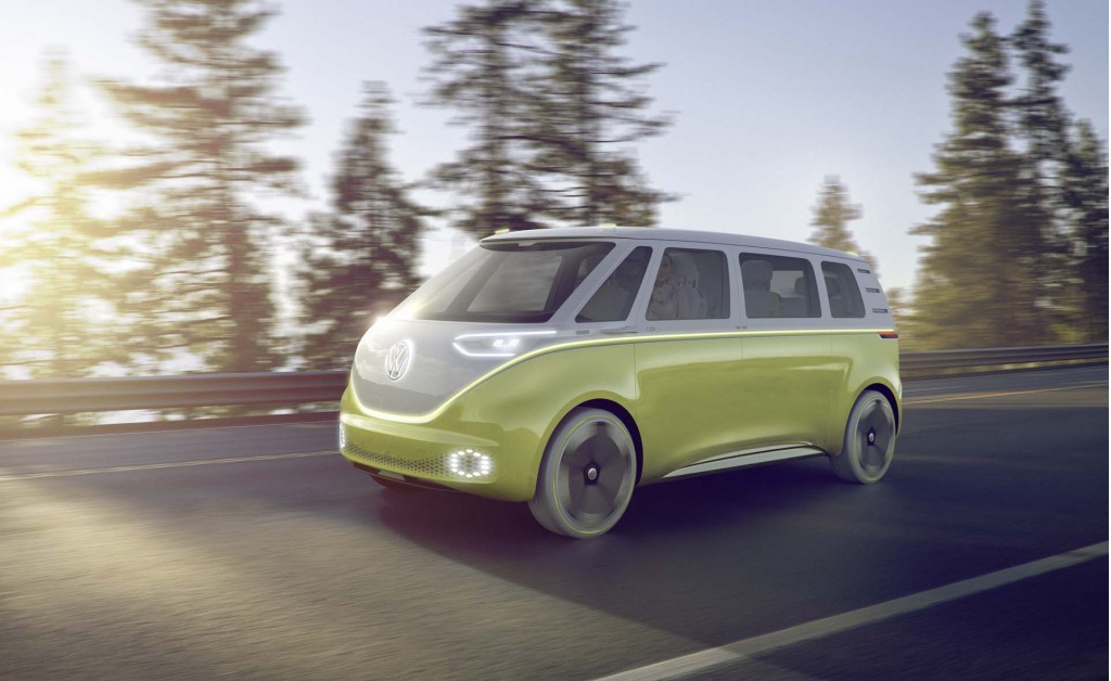 Volkswagen ID Buzz concept, 2017 Detroit auto show