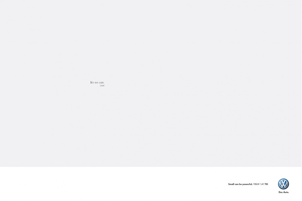 Volkswagen's 'Yes We Can' ad