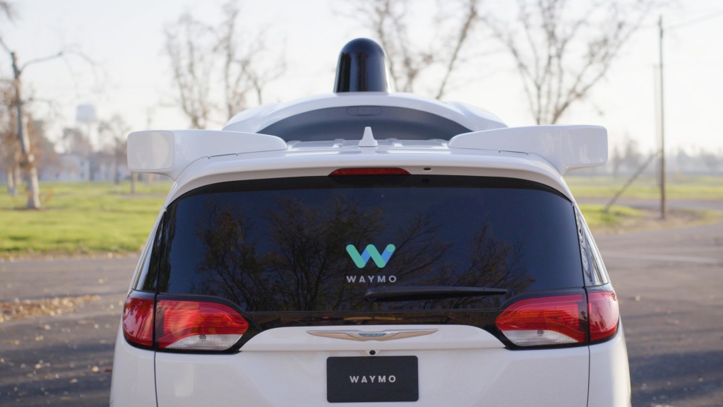 Waymo self-driving car prototype