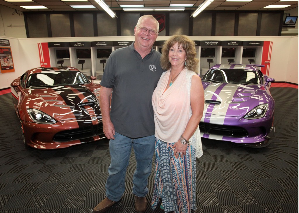 Wayne Rauh and wife D’Ann take delivery of their their 78th and 79th Dodge Vipers Wayne Rauh and wife D’Ann take delivery of their their 78th and 79th Dodge Vipers