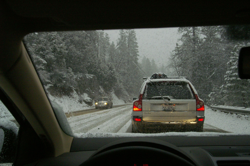 winter driving  -  by flickr user Hey Paul